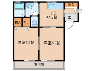 コムハウス弐番館の物件間取画像